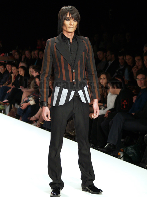 Elmer Ave runway catwalk at Mercedes-Benz Fashion Week Los Angeles